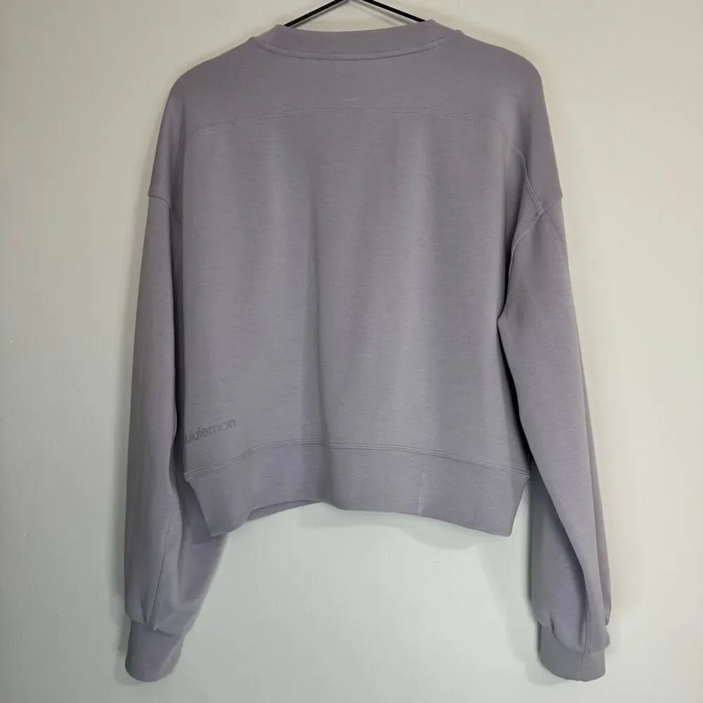 Lululemon Perfectly Oversized Cropped Crew Softstreme 8